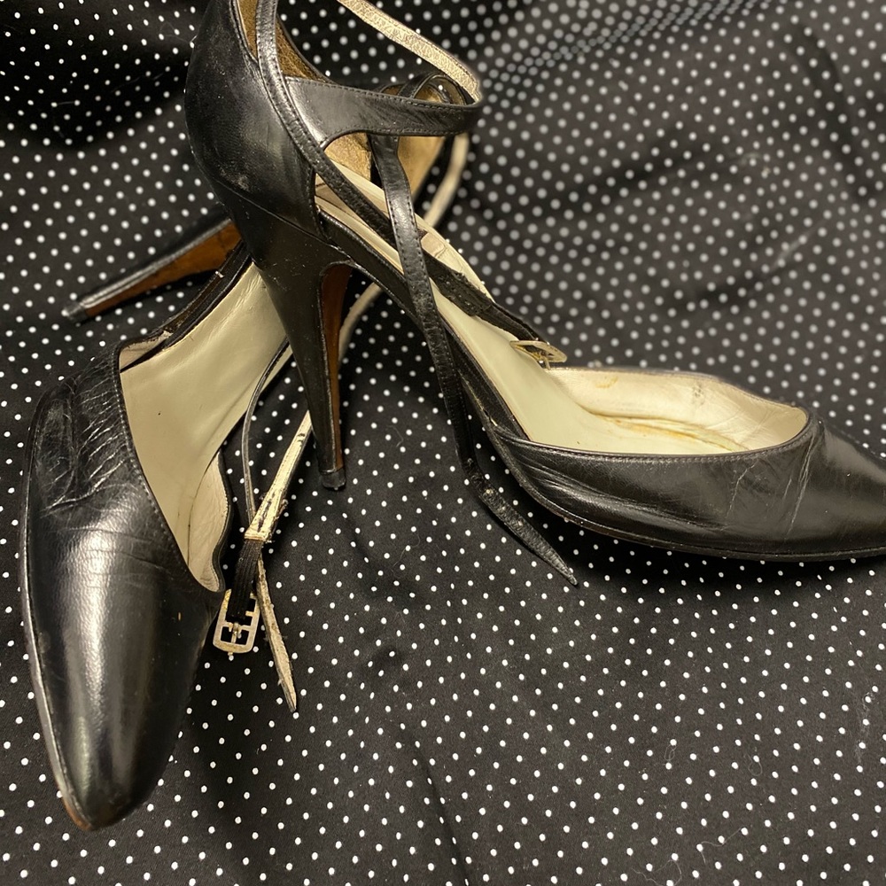 Ankle strap heels